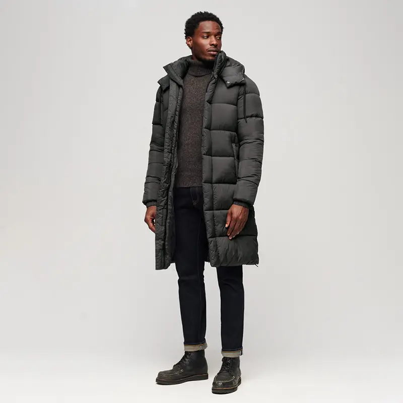 China Ripstop Longline Puffer Jacket MOD03151 Suppliers, Factory