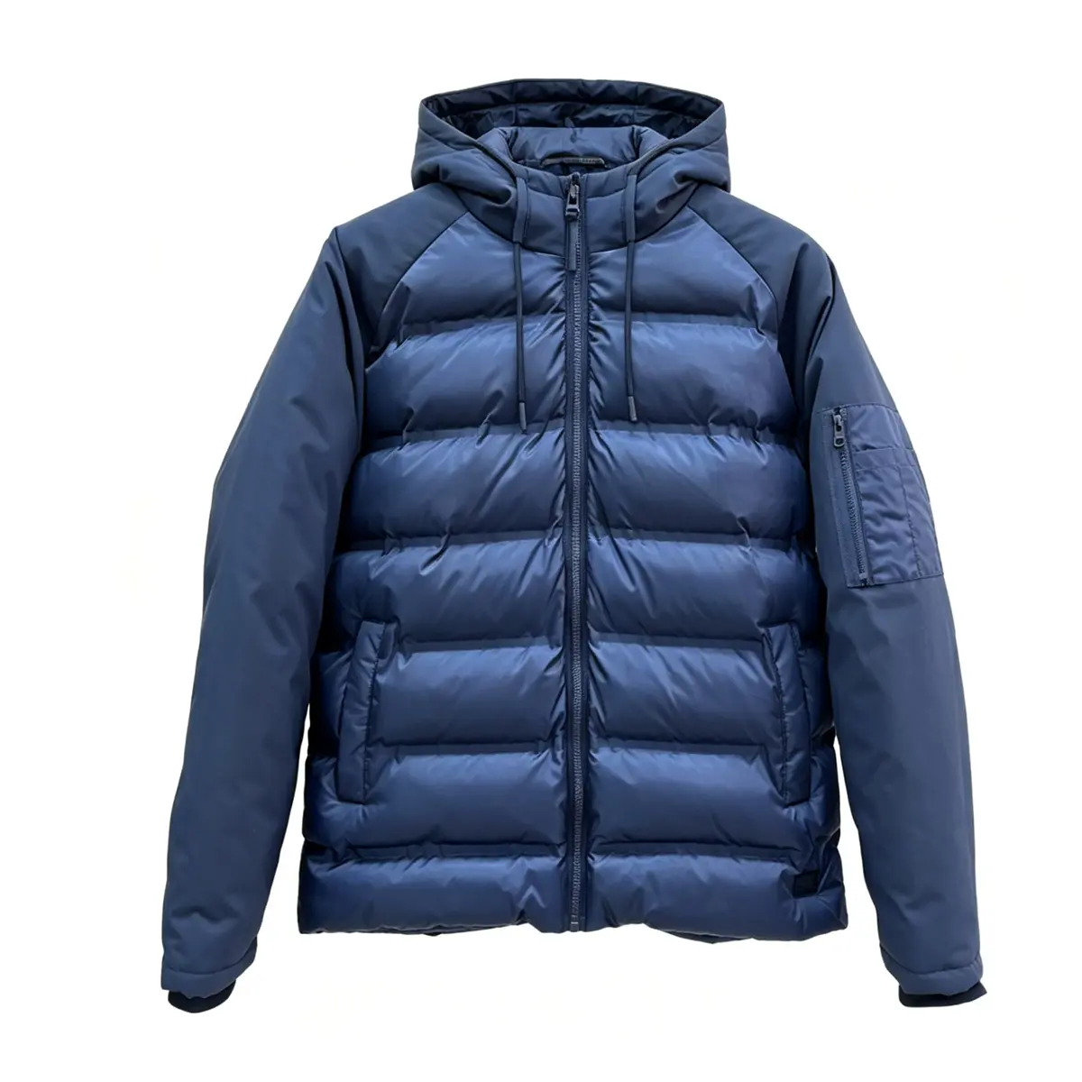 Custom Men's Raglan Sleeve Sports Outdoor Quilted Jacket | Flexible Warm Padded Coat Quotes, Service