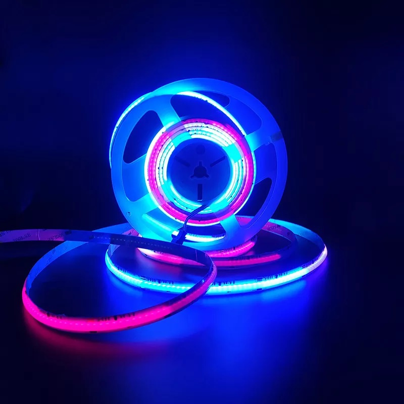 Fita de Luz LED COB Ultra Fina Personalizada Flexível Quente Branca Sem DOT 4mm Branca DC12V 24V À Prova D'Água IP65
