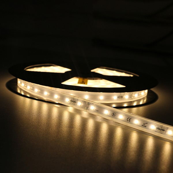 Placa de Circuito Dupla Face 4.8W/M DC 12V IP20 5m/Roll 2835 60LEDs/M Fita de LED Flexível Cortável à Prova d'Água Atacado Pode Ser Usada em Quartos, Salas de Estar, Etc