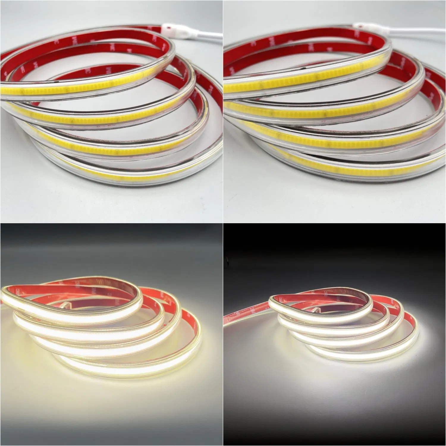 AC220V AC110V Iluminação Flexível COB Sem Pontos IP65 Luzes de Cordão Externas LED Strip