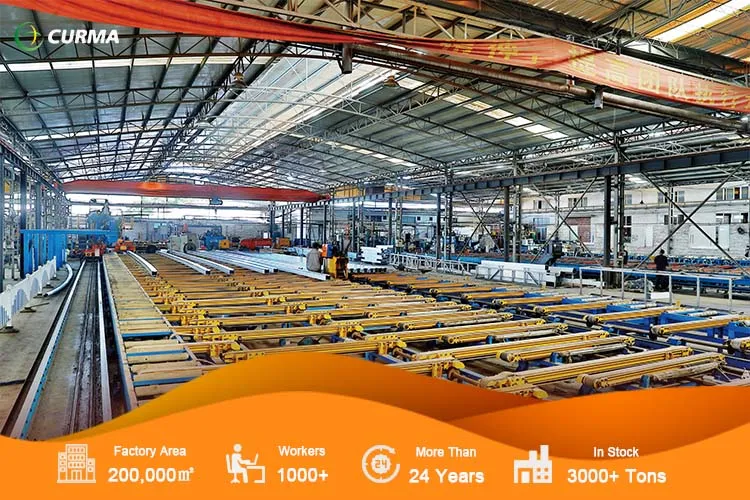 Painéis de Cerca de Alumínio Corrugado Material de Construção Perfil com Faixa de LED Suportada