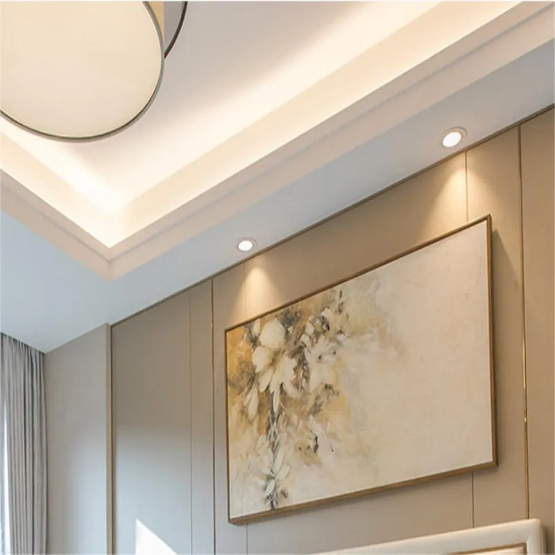 Luz LED com Decoração de Casa Embutida, Luz de Linha para Supermercado, Luz Decorativa de Teto para Sala de Estar, Faixa de Luz LED para Publicidade, Faixa de Luz Macia LED