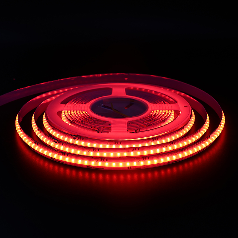 Venda Quente 12mm PCB 16W RGBCW 840LEDs/M 50000h Fita LED COB Rgbcw, Fitas COB Flexíveis