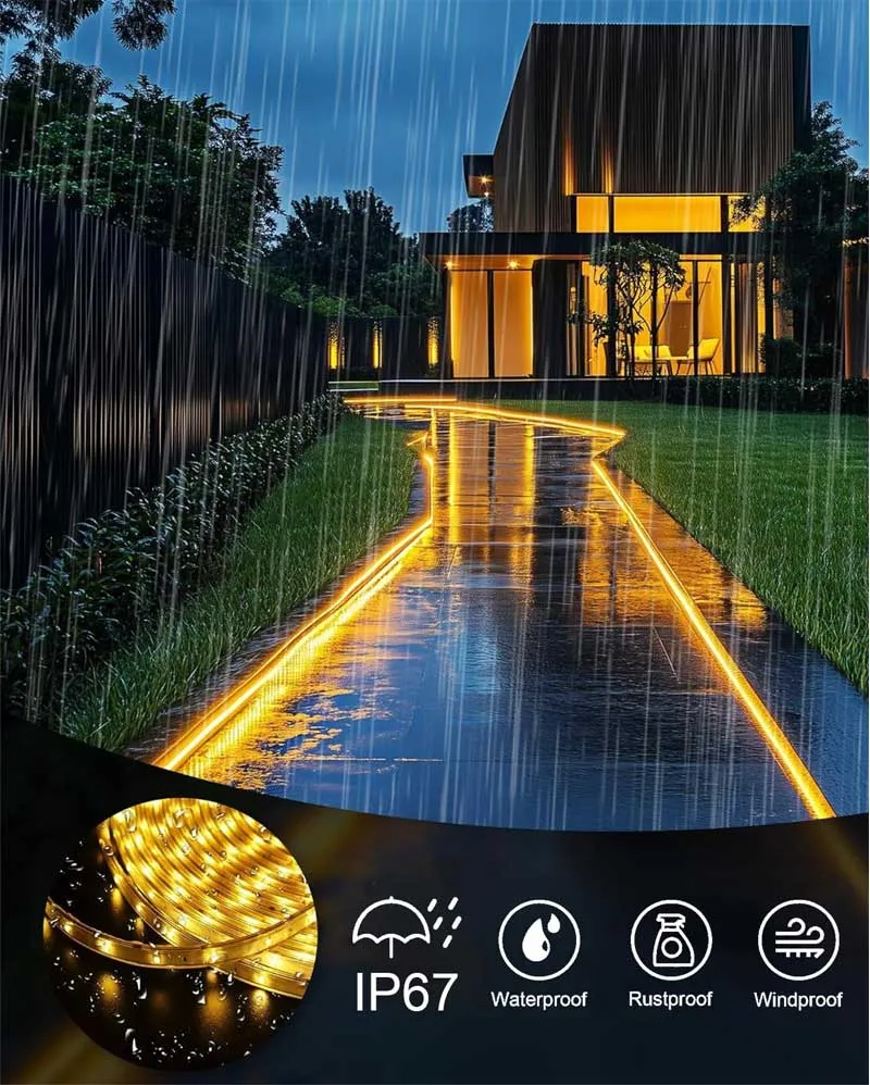 Fitas de Luz Solar para Exterior 3