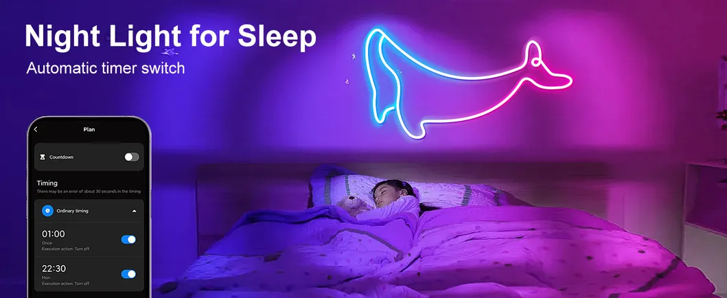 Fita de Luz de Silicone Mágica USB com Controle de Voz 5V Fita de Neon Flexível LED de Mudança de Cor para Atmosfera de Jogo
