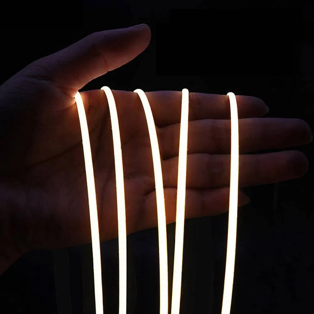 3.7V Fita de LED COB Dimmable 2700K Branco Quente IP20 À Prova d'Água para Iluminação de Escadas Externas 10mm Cortável
