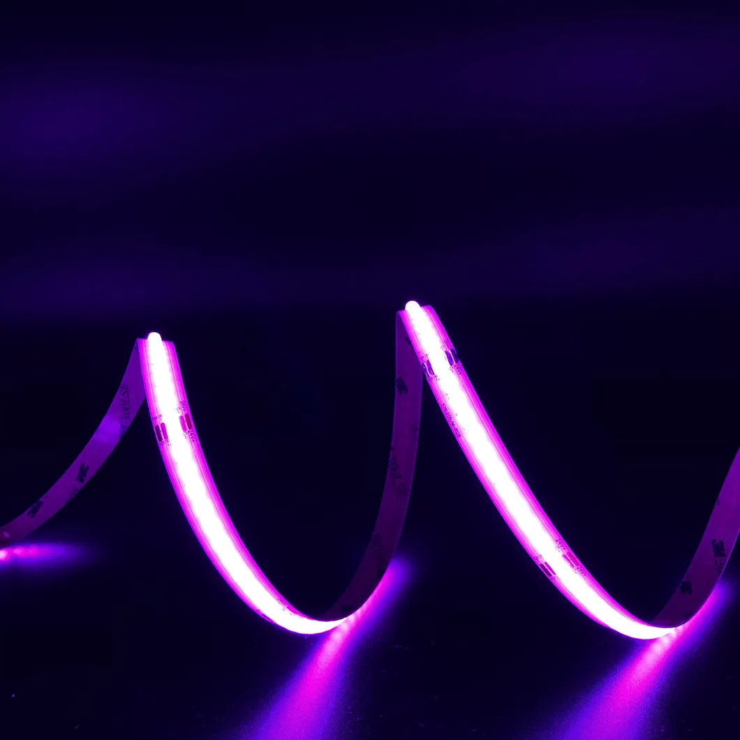 Demonstração da luz contínua COB