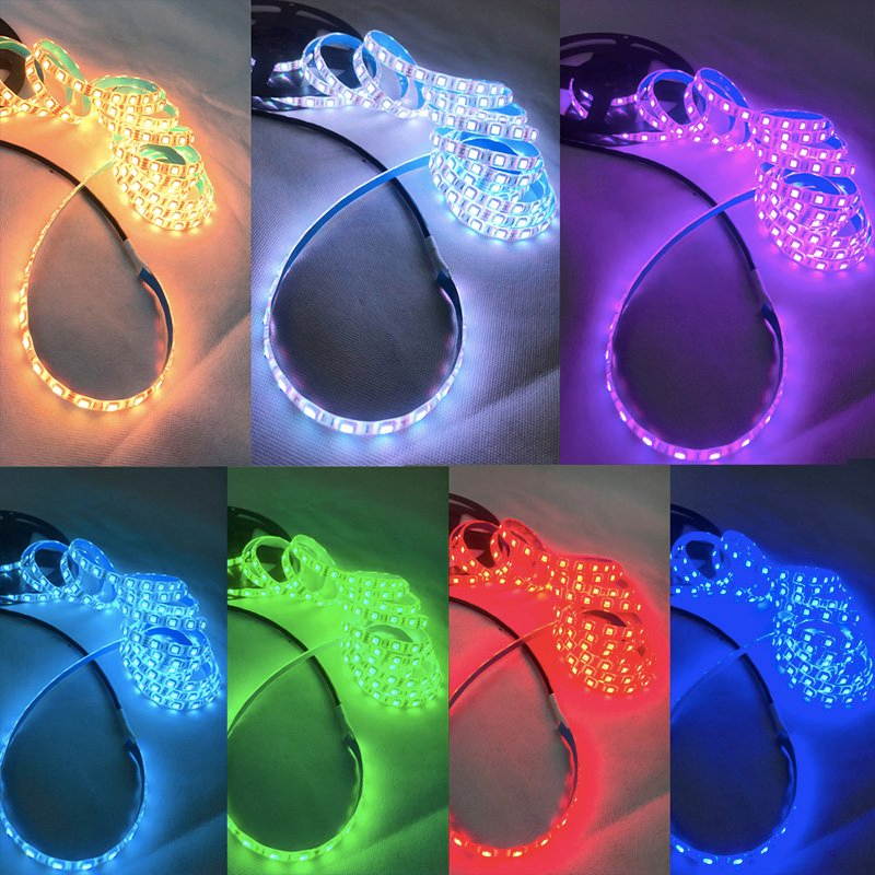 5050SMD Fita LED RGB Flexível Fita LED Neon Impermeável com Controlador APP Bluetooth para Carro/Luz de Subsolo Automotiva