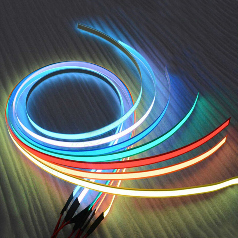 Fita de Luz Fria Decorativa Não Agressiva EL 1 Metros de Comprimento 3V Conjunto de Driver Fita de Luz LED