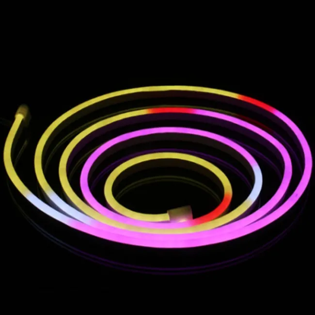 11-15W IP65 IP68 Ce 12V Luz de Neon Mini LED em Cores 120LEDs