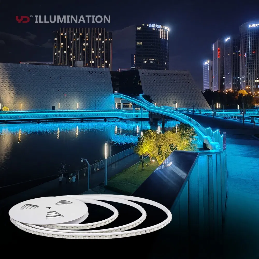 Super Brilhante 12W/M RGB IP68 Fita de LED à Prova d'Água Alta Luminosidade para Exterior, Luz de Corda Permanente de Longa Duração Resistente ao Tempo Submersível para Uso Subaquático