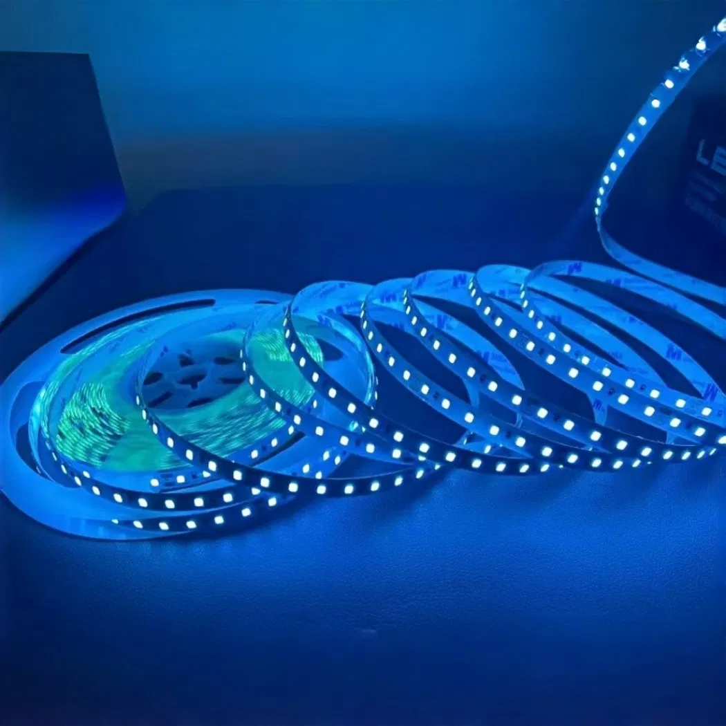 Fita LED Mágica RGB 12V Decorativa Interna 5050-60d em Rolos 5m/10m à Prova d'Água com Efeitos de Cor Dinâmicos IP20