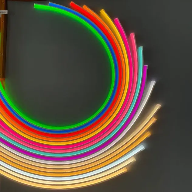 Design Decorativo de Casamento Natal Halloween IP68 Luz de Faixa de Silicone LED Neon