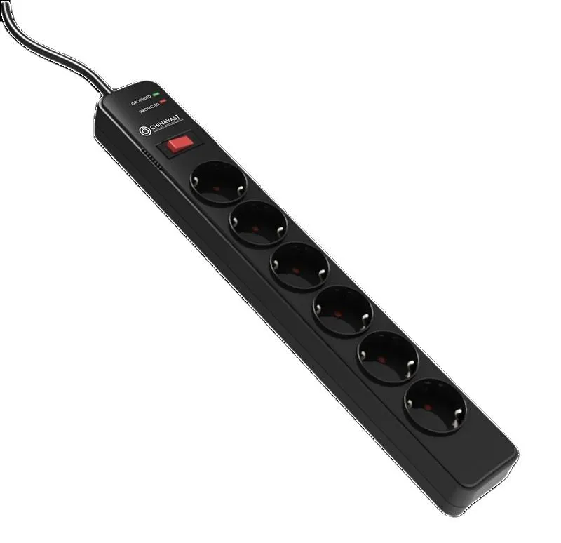 Ferro de Potência da UE com Tomada de Extensão USB Plugue Inteligente de Potência 3 Luz LED Torre de Potência Tomada da UE