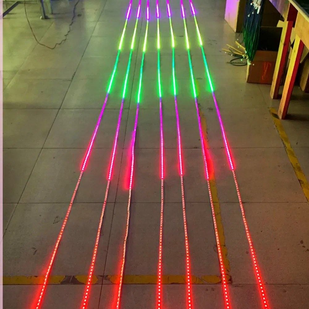 Fita de LED RGB Pixel Programável Mágica Endereçável Fita de Luz RGBW 12V 24V Ws2811 Ws2812b