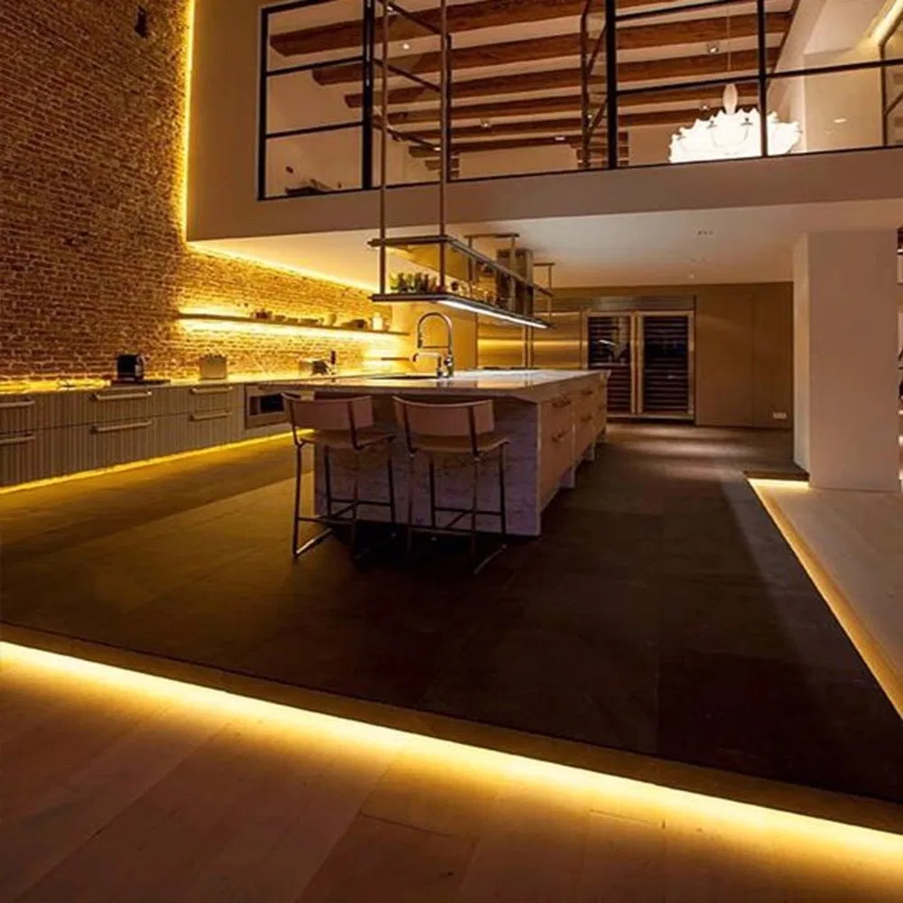 AC220V AC110V Iluminação Flexível COB Sem Pontos IP65 Luzes de Cordão Externas LED Strip