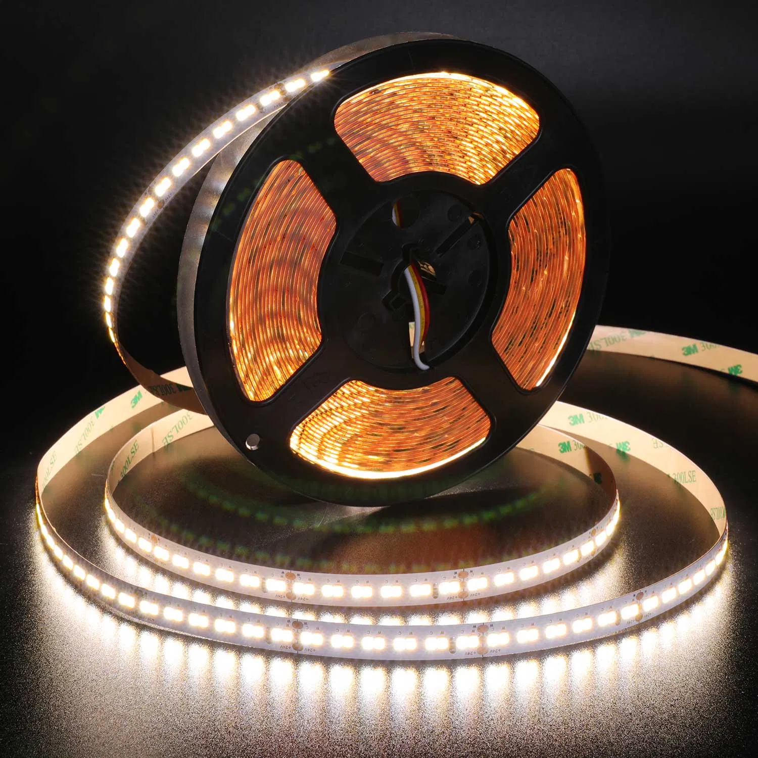 OEM ODM Mudança de Cor CCT SMD2835 Fita LED 240LEDs/M 2700~6500K 24V Fita LED DC
