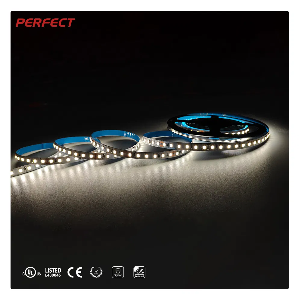 Fitas de LED Brancas Quentes Decorativas 24V 2835 120LED/M
