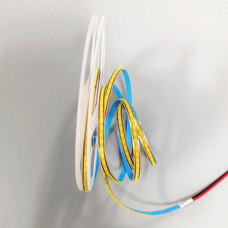 Fita LED COB de Alta Densidade Corte Livre 3000K 4000K 6000K 8mm 400 Chips Strip em Qualquer Lugar