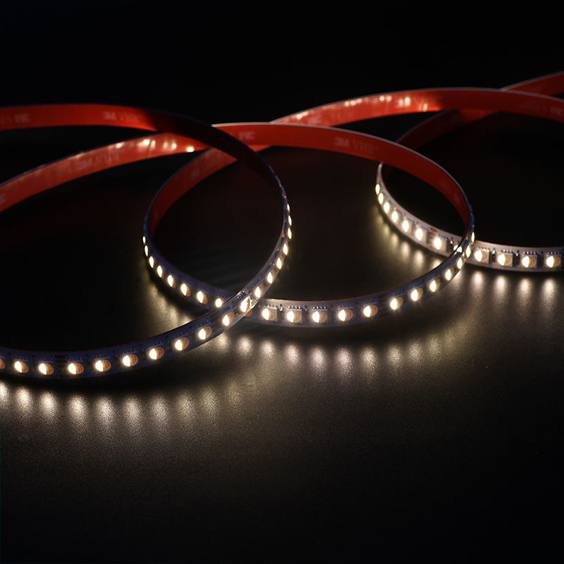 OEM e ODM FCC ROHS CE Certificado Flexível 5050 LED Strip Light RGBW 24V IP20 IP65 IP67 120LEDs 19W/M para Instalações Curvas