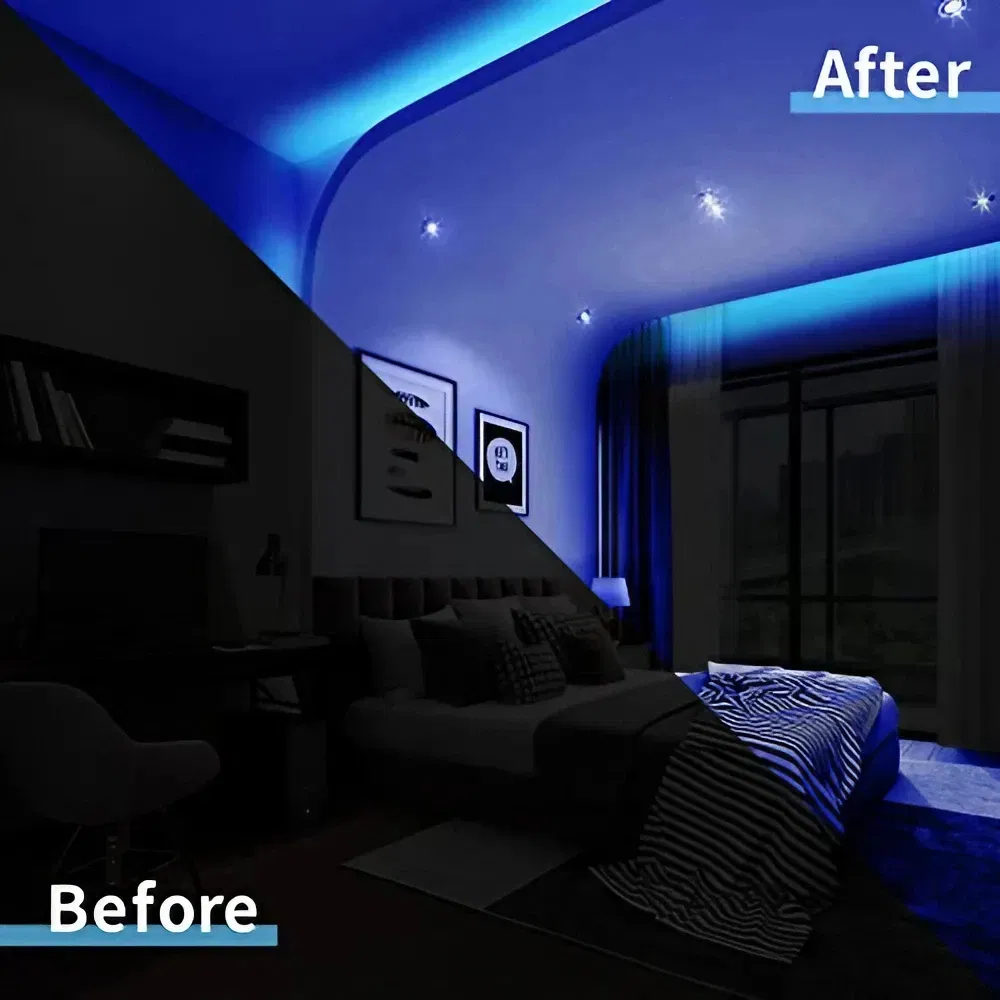 Fita de Luz Neon Flexível RGB Neonawall por Atacado com um Alto Índice de Reprodução de Cores para Decoração de Paredes e Artesanato DIY