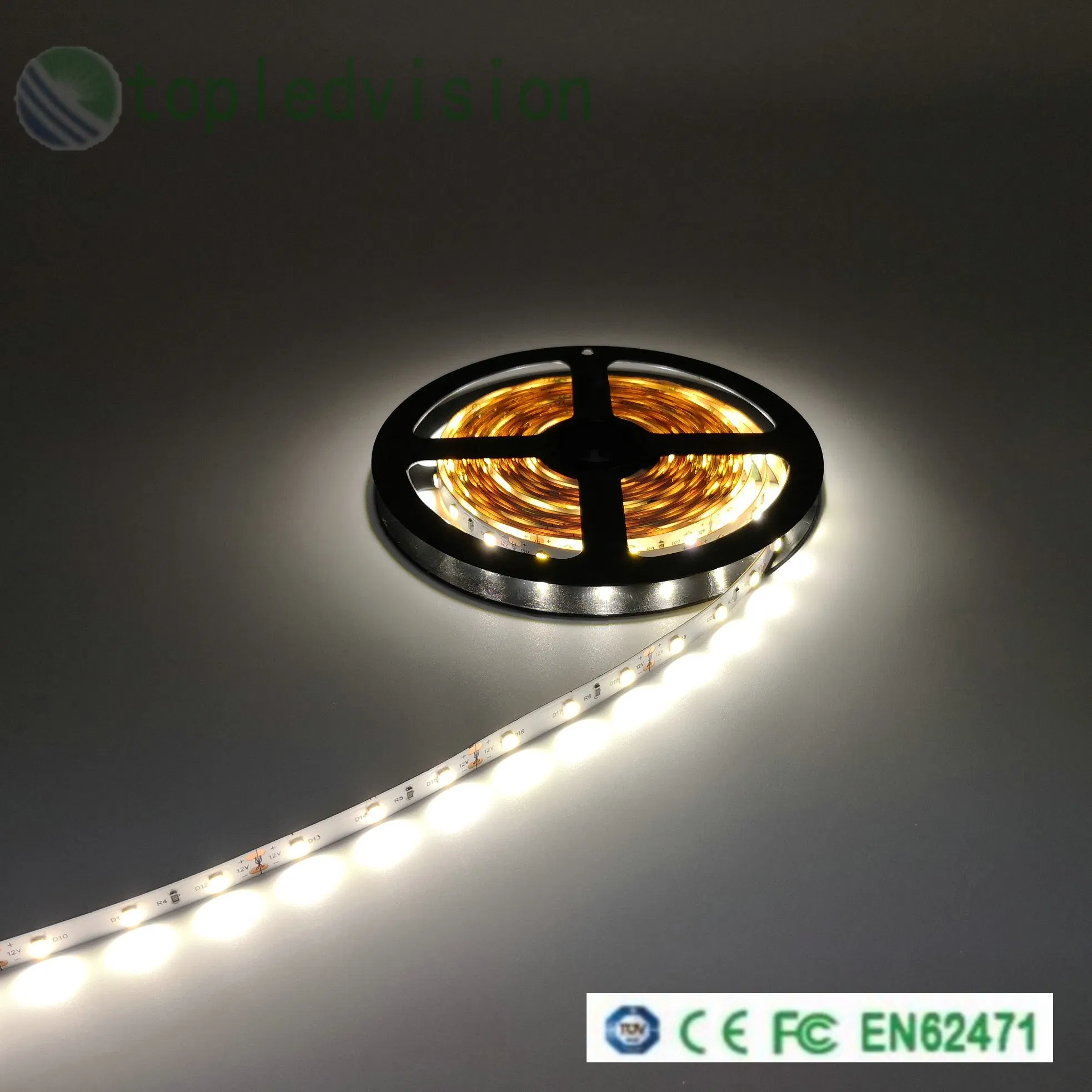 Fita de LED Flexível SMD 24V Alta Brilho à Prova d'Água Luz de LED RGB Controle Inteligente Decoração para Casa Iluminação de Quarto