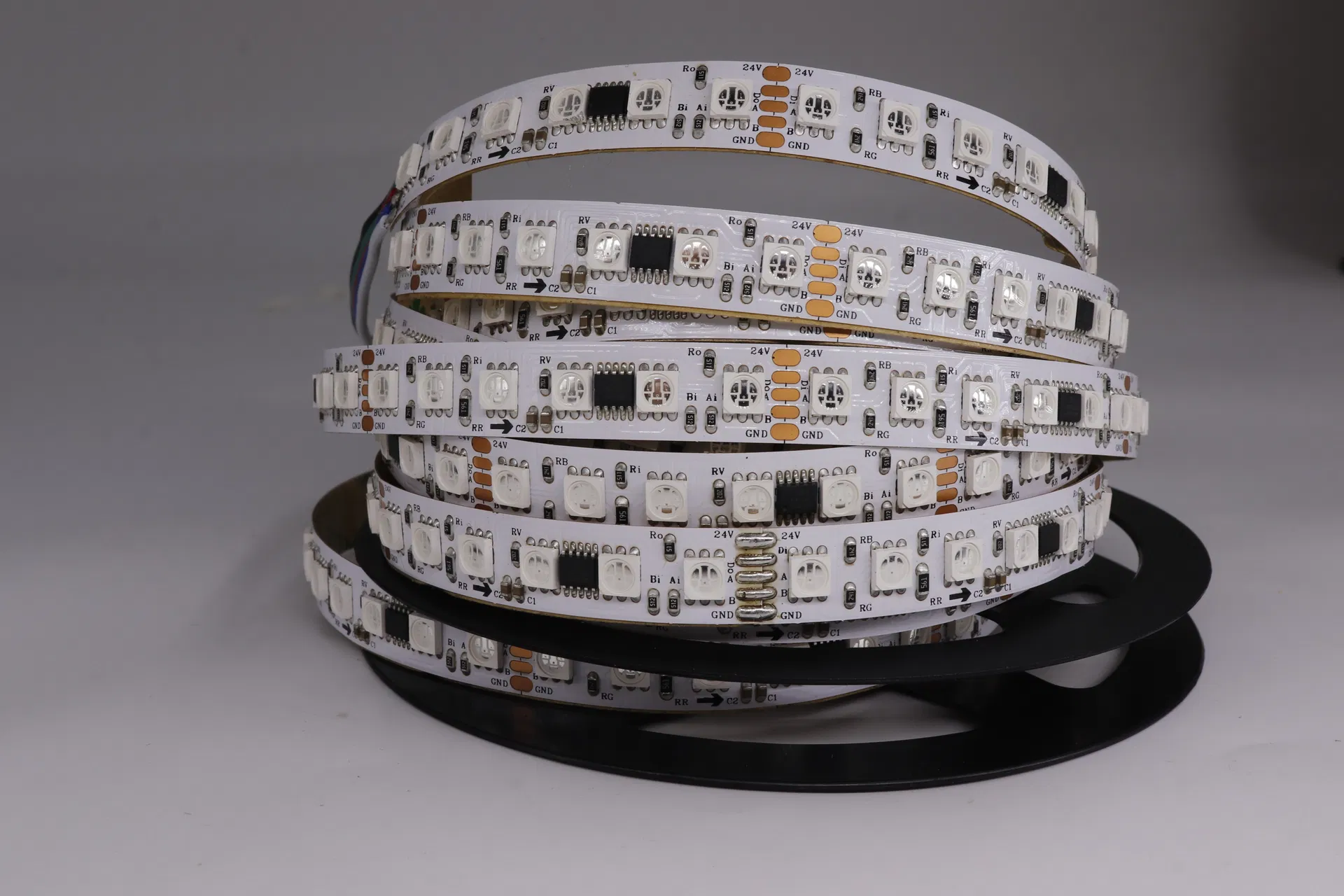 Fita de Luz LED Flexível Controlável de Alta Qualidade 5050 DMX512