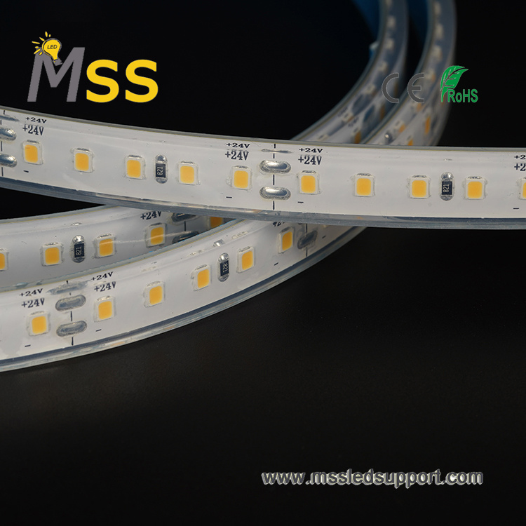 Extrusão de Silicone Sólido Alta Lumens 160lm/Watt SMD2835 IP65 Lâmpada LED à Prova d'Água para Iluminação Decorativa Externa