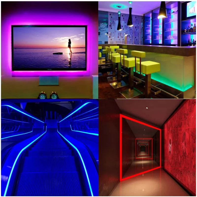 Sonho Comercial Totalmente Colorido RGBW DC12V 24V Mágico Digital Sem Ponto de Luz RGB IC Macio 768/M 756/M Inteligente Endereçável RGB COB Fitas LED