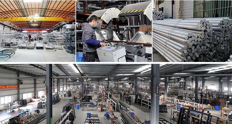 Painéis de Cerca de Alumínio Corrugado Material de Construção Perfil com Faixa de LED Suportada