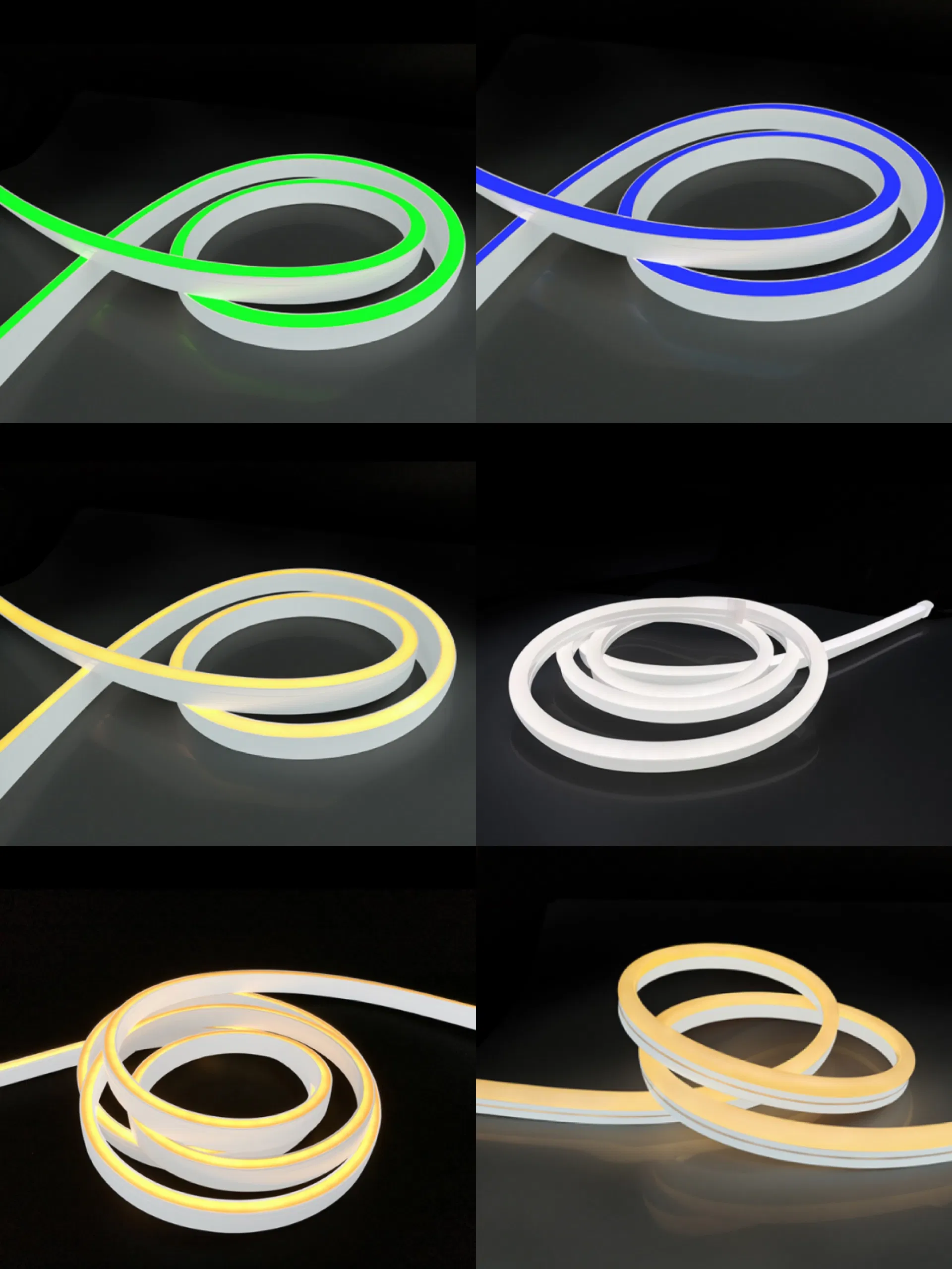 Design Decorativo de Casamento Natal Halloween IP68 Luz de Faixa de Silicone LED Neon