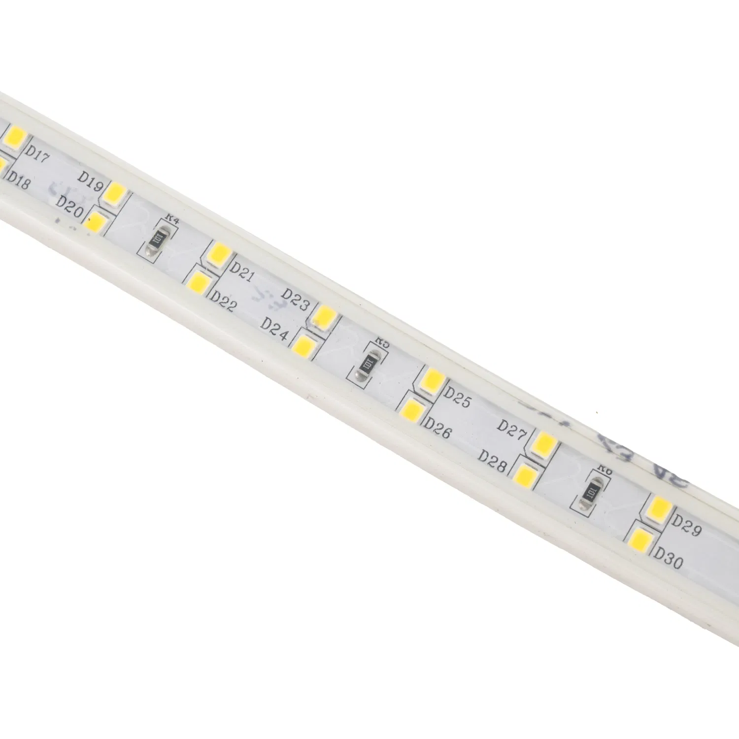 Fita de LED COB de alta tensão, à prova d'água, à prova de poeira e resistente a choques de grau industrial