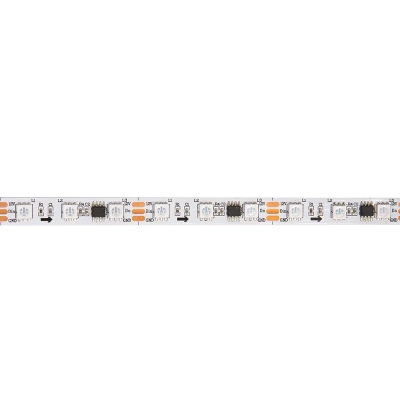 Fita LED 5050 RGB/Cores de Fantasia, Encapsulada à Prova d'Água, Kit de Controle Remoto WiFi, Mudança de Cor Inteligente, 12V-24V Fita de Luz Flexível para Decoração