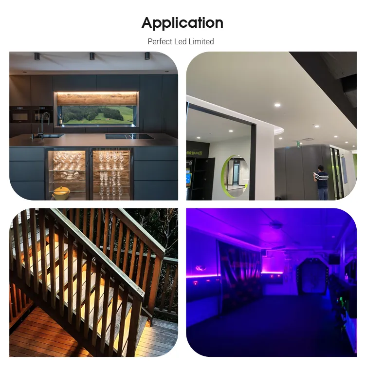 Fita LED de Emissão Lateral de Alta Densidade SMD3014 8mm, 120 LED/M, 12V, 5m