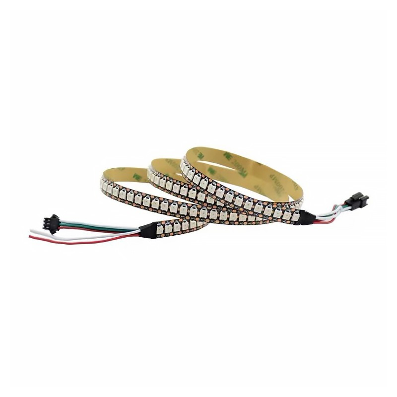 Fita LED RGB endereçável Ws2812b Tira LED 5V 30LED Pixel IP65 à prova d'água