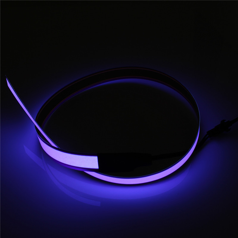 Fita de Luz Fria Decorativa Não Agressiva EL 1 Metros de Comprimento 3V Conjunto de Driver Fita de Luz LED