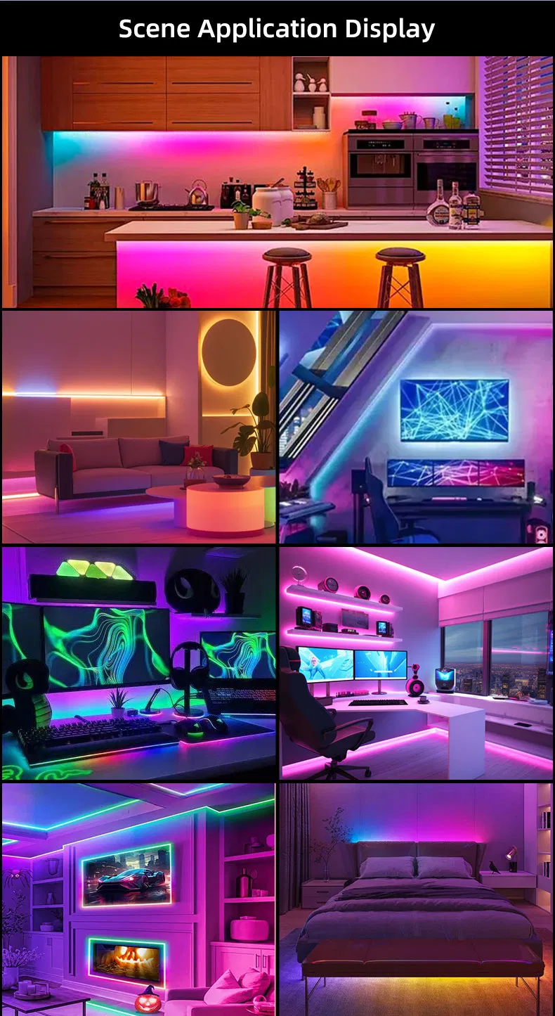 Aplicação da fita led