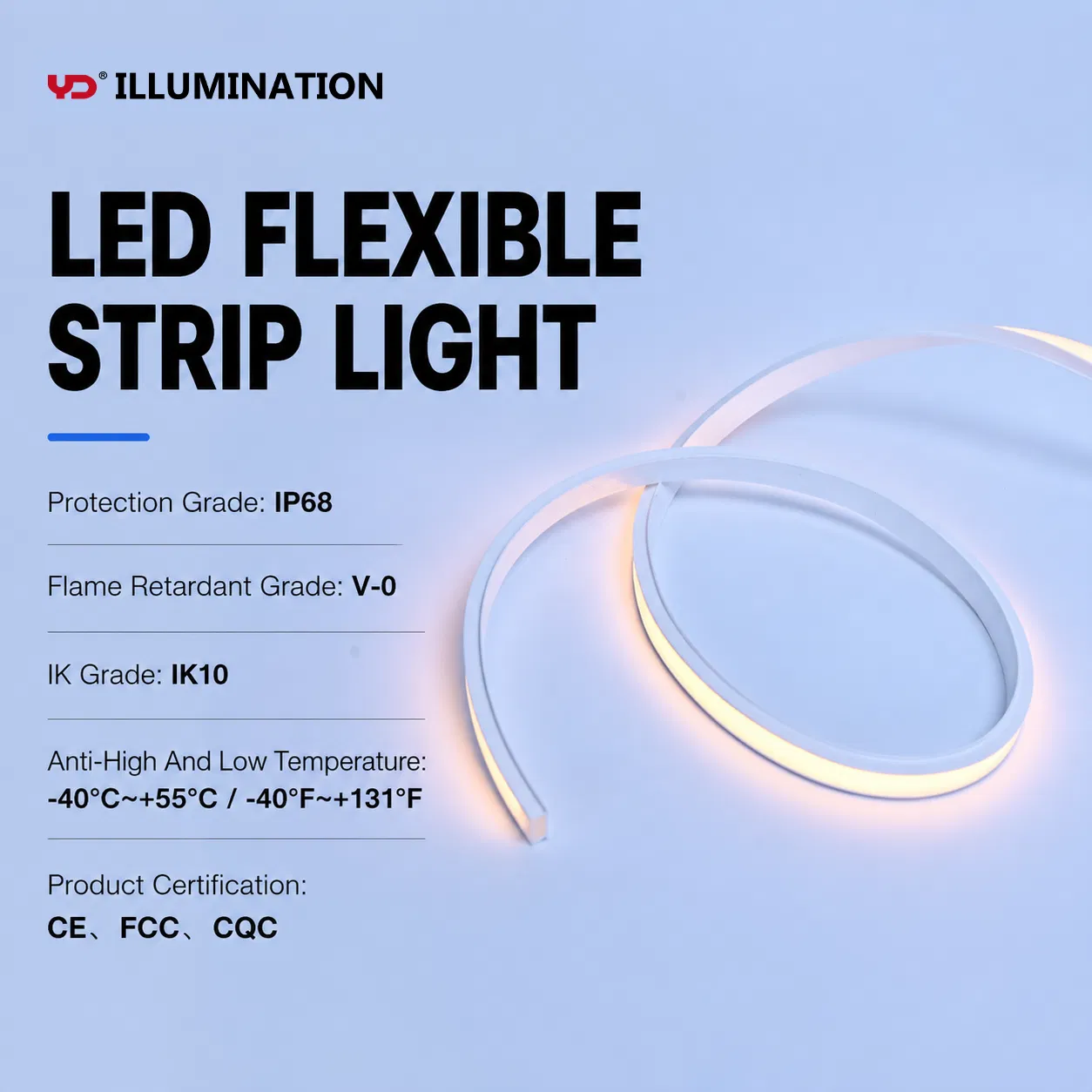 IP68 Fita de LED externa com Bluetooth para arquitetura