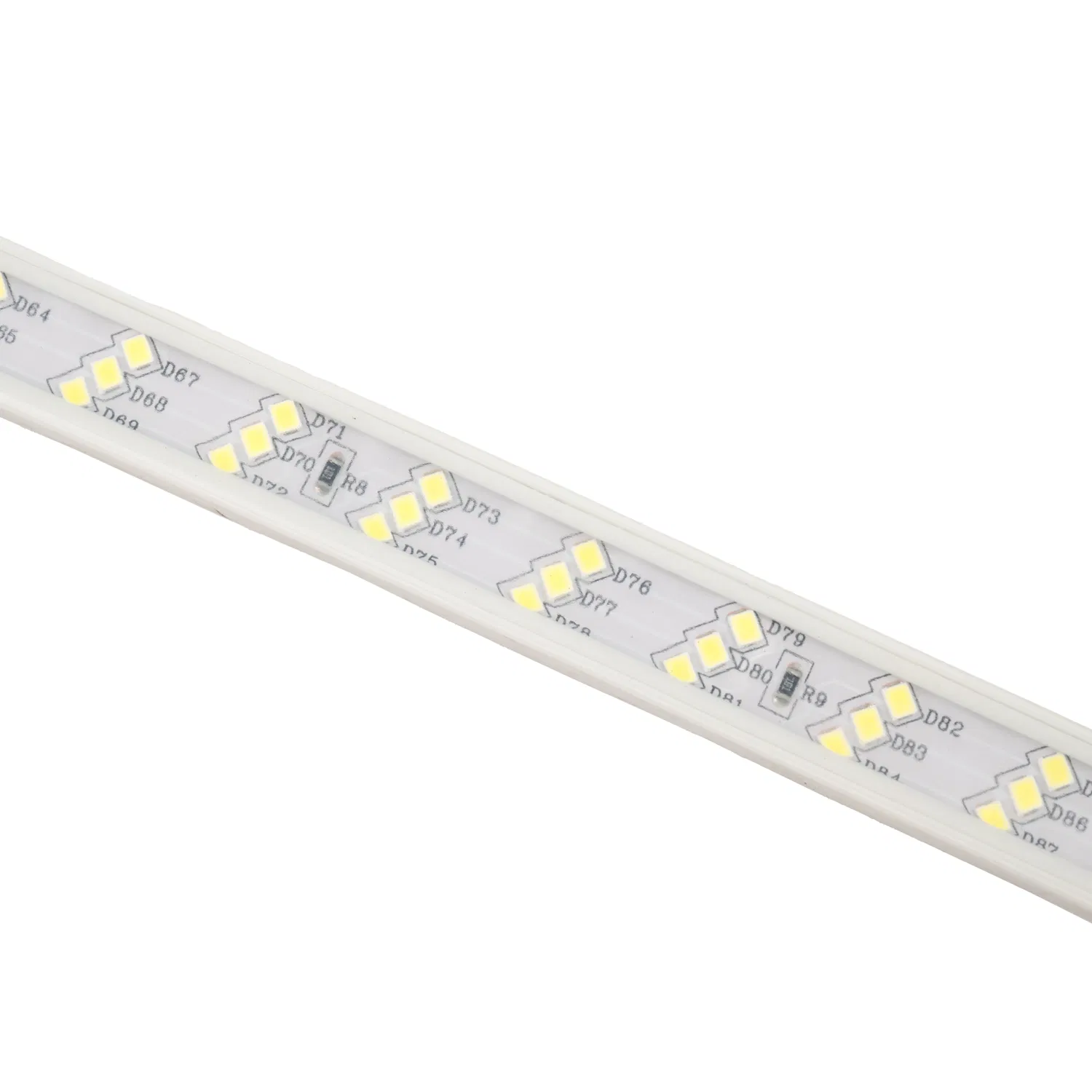 Fita de LED COB de alta tensão, à prova d'água, à prova de poeira e resistente a choques de grau industrial