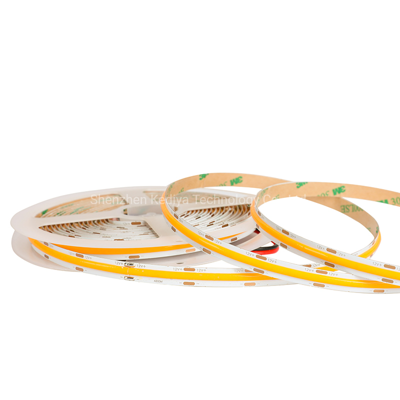 Fita de LED COB Dimmable RGB CCT Versátil para Iluminação Personalizável