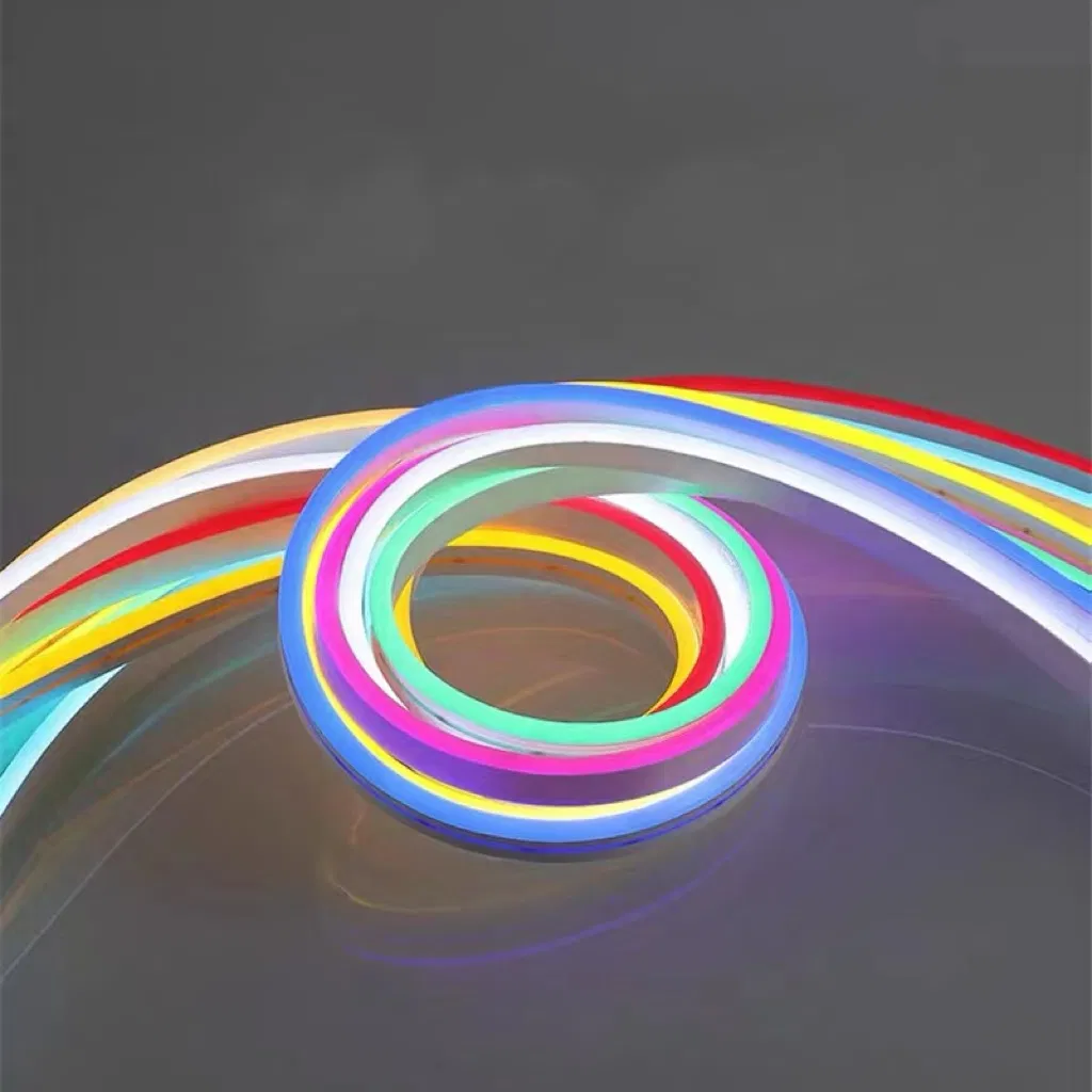Design Decorativo de Casamento Natal Halloween IP68 6*12mm 8*16mm Luz de Faixa de Silicone LED Neon