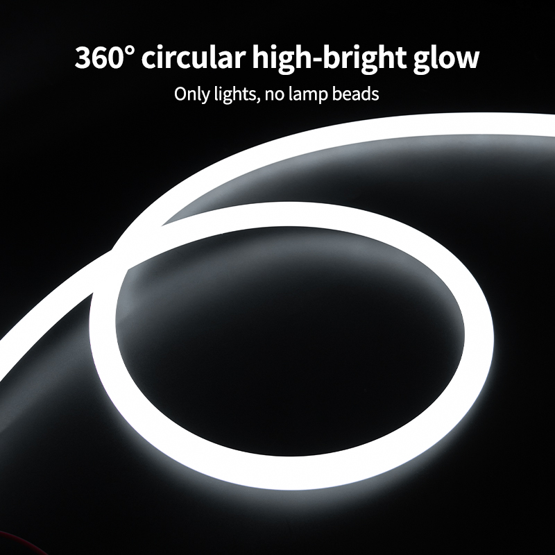 IP67 DC24V Tubo LED RGB 360 Fita de Neon Flexível com Controle Remoto Fitas de Neon LED Digitais Endereçáveis