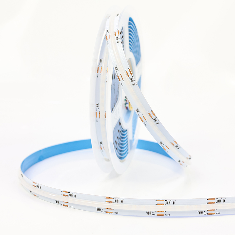 Venda Quente 12mm PCB 16W RGBCW 840LEDs/M 50000h Fita LED COB Rgbcw, Fitas COB Flexíveis