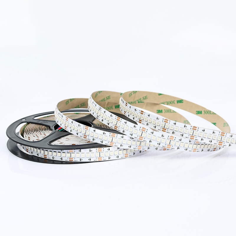 OEM e ODM SMD 3528 fita LED RGB 240LEDs 24V com mudança de cor e controle remoto, luz de fita LED, FCC CE ROHS