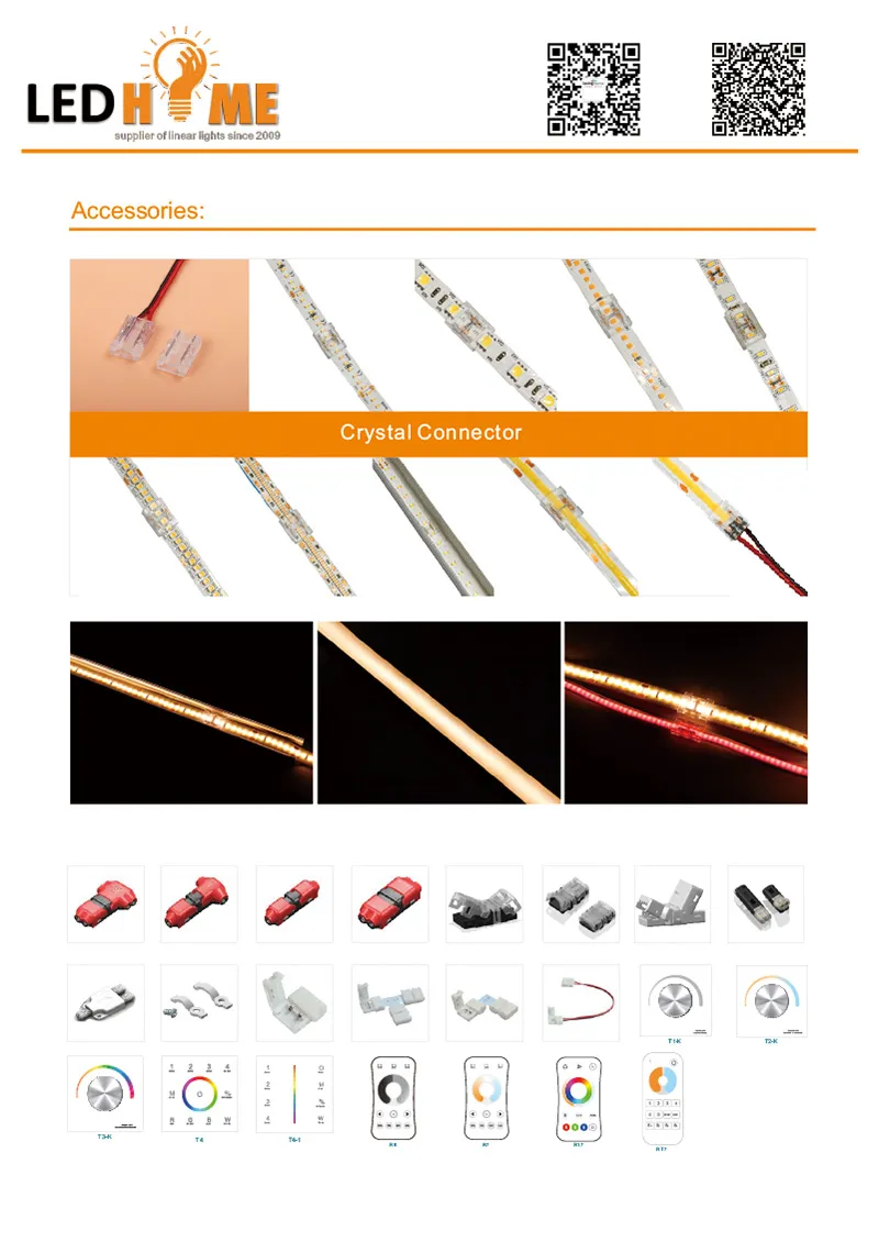 Fitas LED COB flexíveis de alta densidade