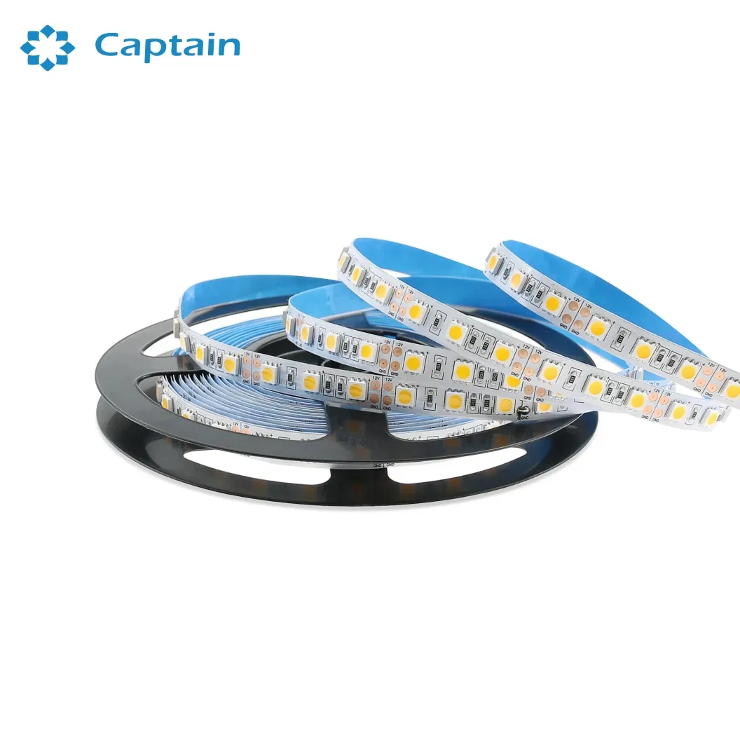 SMD2835 Fita de LED de Alta Brilho DC12V 24V 3000K CRI90 Fita de LED para Iluminação Comercial