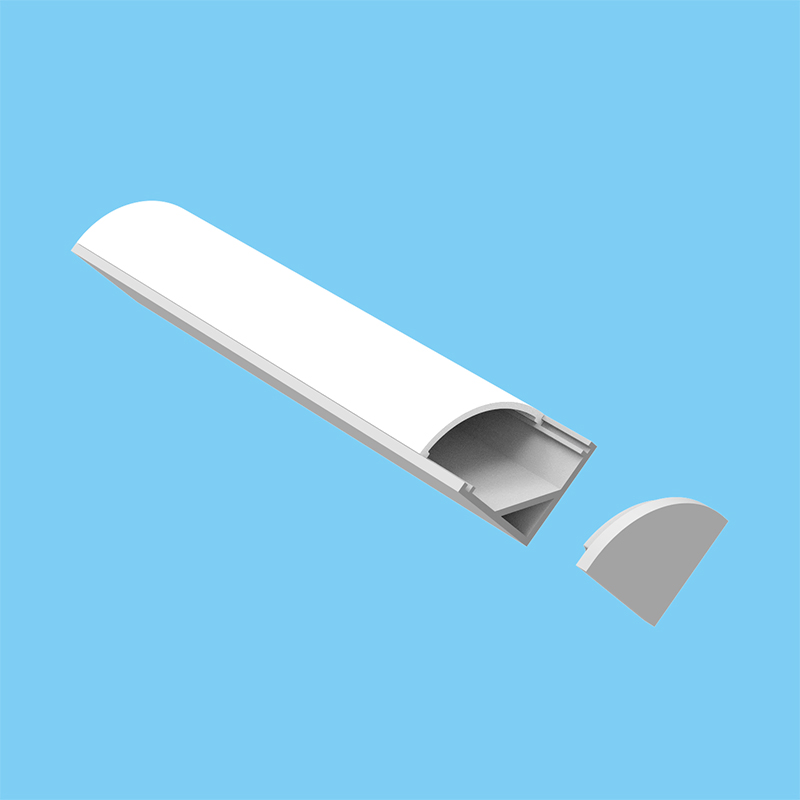 Perfil de Alumínio LED Personalizado para Decoração de Piso, Luz de Faixa LED, Rodapé de Alumínio