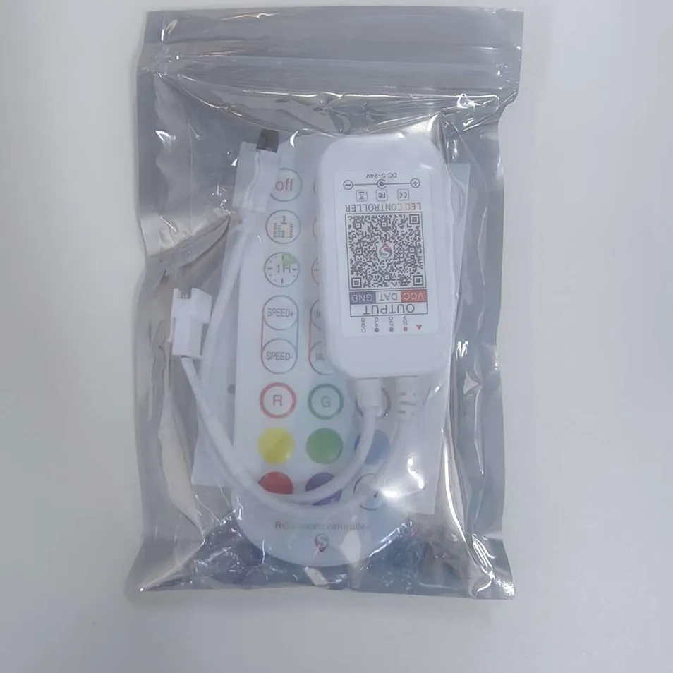 Fita LED COB RGB endereçável padrão da UE 14*14mm luzes de néon programáveis com pixels RGB