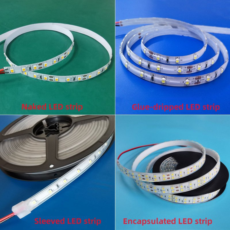Iluminação de Armário de Cozinha Sob a Banca Fita Flexível Dobrável Cortável 12V 24V 12W 3014 60LEDs/M Luz de Fita LED Exterior à Prova d'Água RGB